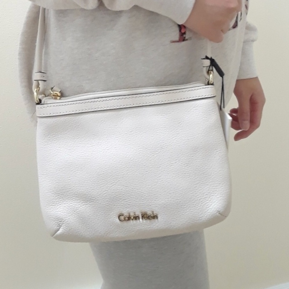 Calvin Klein NEW white purse